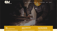 Desktop Screenshot of gmfabindustries.com